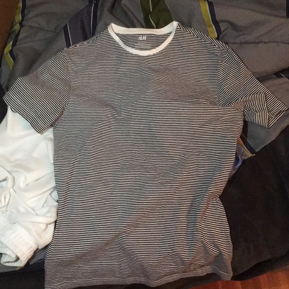 H&M Black and white striped shirt